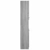 vidaXL Bathroom Cabinet Grey Sonoma 32x34x188.5 cm Engineered Wood