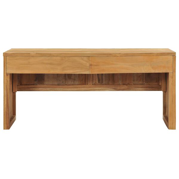 vidaXL TV Cabinet 100x35x45 cm Solid Teak Wood