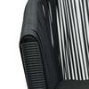 vidaXL 3 Piece Bistro Set with Cushions PE Rattan Black