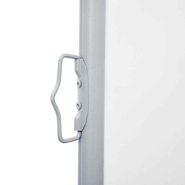 vidaXL Retractable Side Awning Cream 120x1000 cm