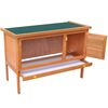 vidaXL Outdoor Rabbit Hutch Small Animal House Pet Cage 1 Layer Wood