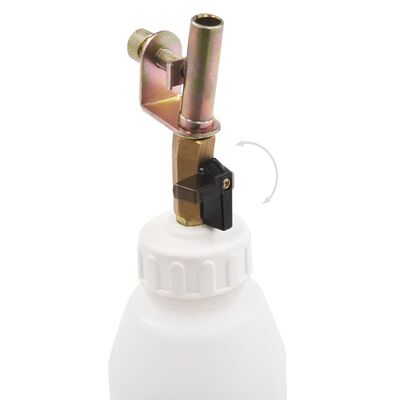 vidaXL Pneumatic Brake Bleeder Extractor Pump with Filler Bottle 3.5 L