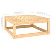 vidaXL 12 Piece Garden Lounge Set with Cushions Solid Pinewood