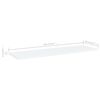 vidaXL Bookshelf Boards 4 pcs White 100x30x1.5 cm Engineered Wood
