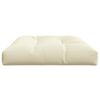 vidaXL Pallet Cushion Cream 120x80x12 cm Fabric