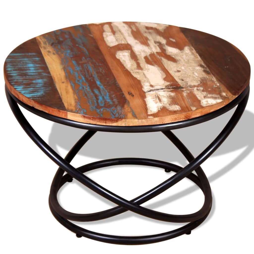 vidaXL Coffee Table Solid Reclaimed Wood 60x60x40 cm