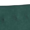 vidaXL Bench Dark Green 112 x 65.5 x 75 cm Velvet
