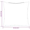 vidaXL Sofa Cushions 4 pcs Green 60x60 cm Fabric