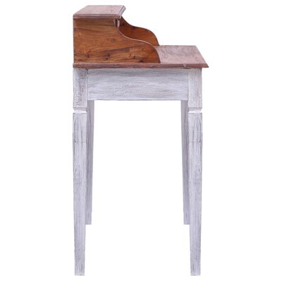 vidaXL Writing Desk with Drawers 90x50x101 cm Solid Reclaimed Wood