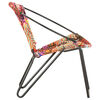 vidaXL Circle Chair Multicolours Chindi Fabric