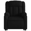 vidaXL Stand up Massage Recliner Chair Black Fabric