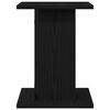 vidaXL Speaker Stands 2 pcs Black oak 30 x 30 x 40 cm Engineered wood