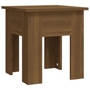 vidaXL Coffee Table Brown Oak 40x40x42 cm Engineered Wood