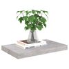 vidaXL Floating Wall Shelves 2 pcs Concrete Grey 50x23x3.8 cm MDF