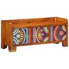 vidaXL Shoe Cabinet Multicolour 90 x 35 x 40 cm Solid Acacia wood