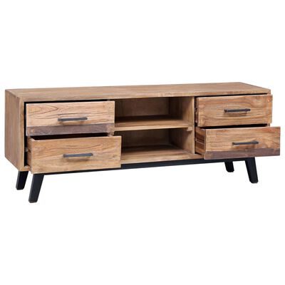 vidaXL TV Cabinet 120x30x45 cm Solid Teak