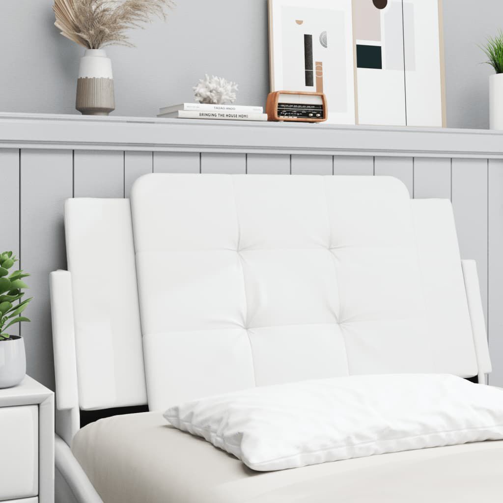 vidaXL Headboard Cushion White 100 cm Faux Leather