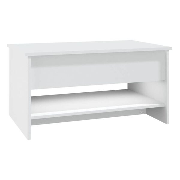 vidaXL Coffee Table White 80x50x40 cm Engineered Wood