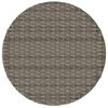 vidaXL 3 Piece Bistro Set with Cushions Grey Poly Rattan