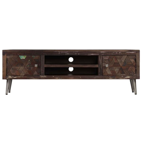 vidaXL TV Cabinet Solid Reclaimed Wood 140x30x45 cm