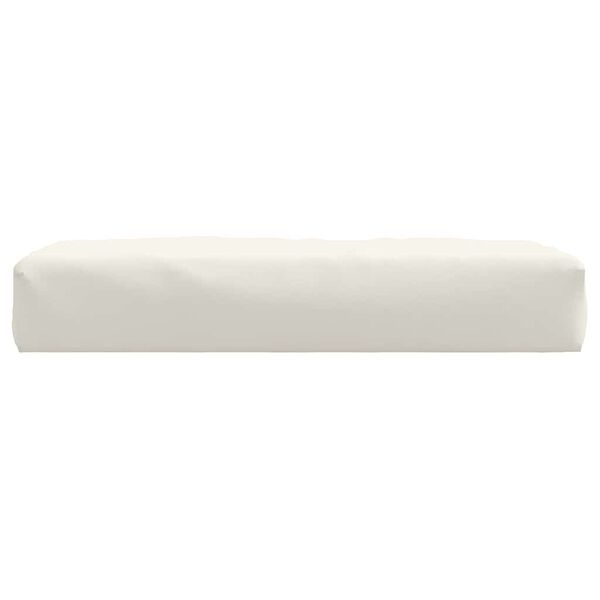 vidaXL Pallet Cushion Melange Cream 60x60x9.5 cm Fabric