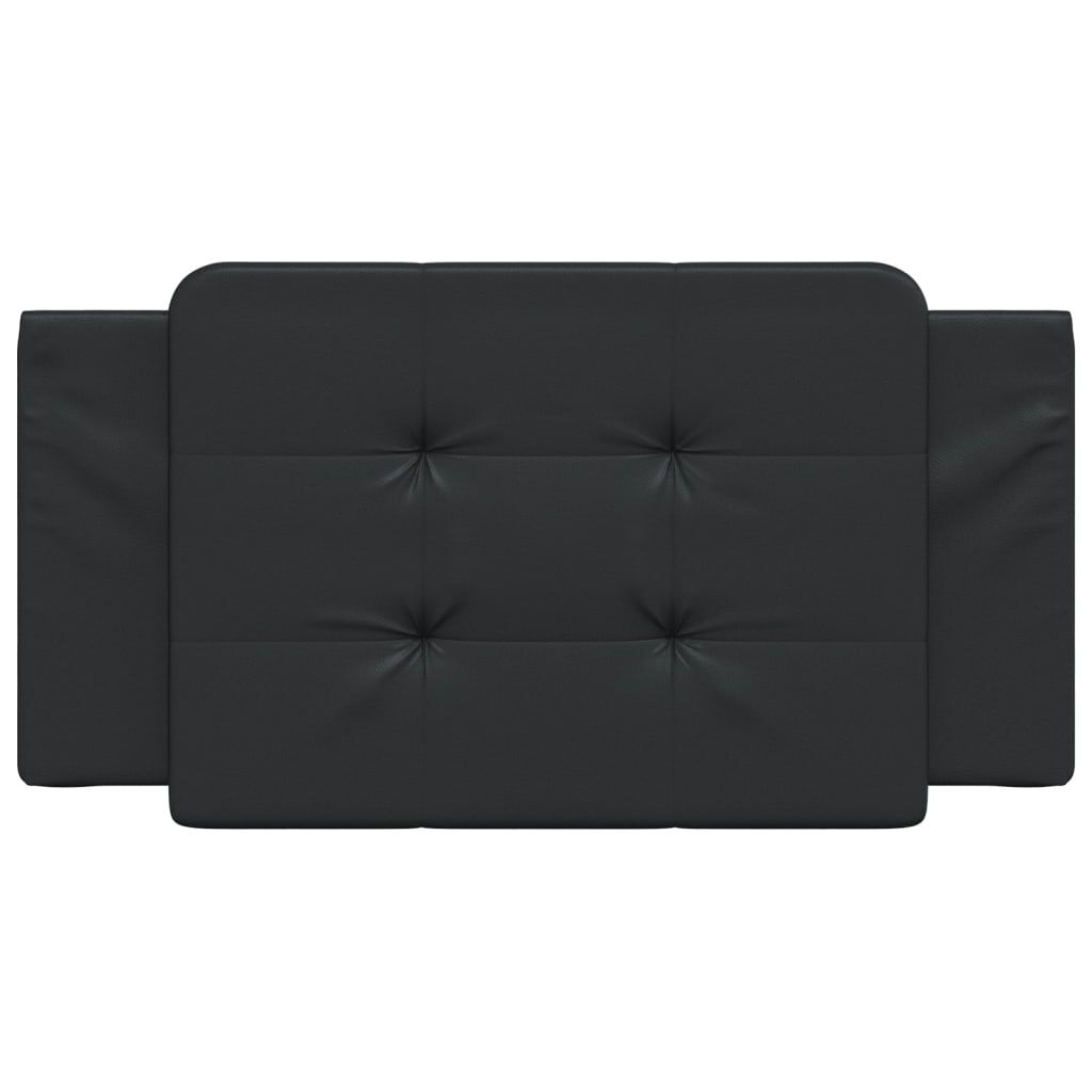 vidaXL Headboard Cushion "Zadar" Black 100 cm Faux Leather