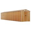 vidaXL Garden Shed Light Brown 191x980x198 cm Galvanised Steel