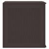 vidaXL Storage Box with Storage Brown 55 x 53 x 57 cm Polypropylene