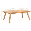 vidaXL 6 Piece Garden Lounge Set Solid Acacia Wood