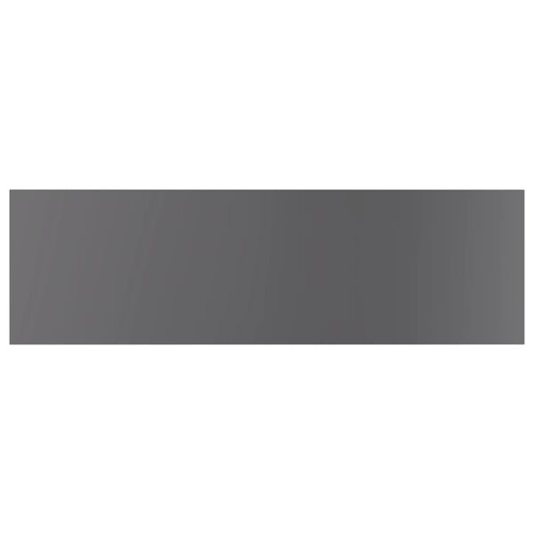 vidaXL Bookshelf Boards 4 pcs High Gloss Grey 100x30x1.5 cm Engineered Wood