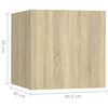 vidaXL Bedside Cabinet Sonoma Oak 30.5x30x30 cm Engineered Wood