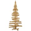 vidaXL Christmas Trees with Stand Brown 150 cm Solid pine wood
