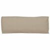 vidaXL Cushion Taupe 110 x 40 x 8 cm Oxford Fabric
