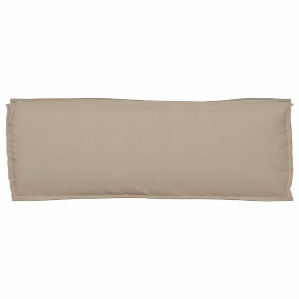 vidaXL Cushion Taupe 110 x 40 x 8 cm Oxford Fabric