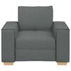 vidaXL Sofa Chair Dark Grey 60 cm Fabric
