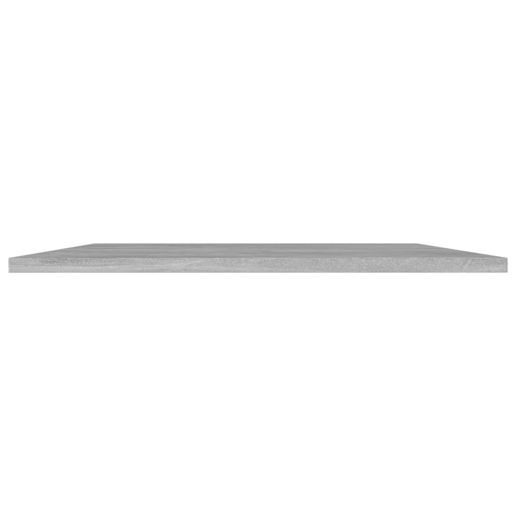 vidaXL Bookshelf Boards 8 pcs Concrete Grey 60x50x1.5 cm Engineered Wood