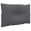 vidaXL Pallet Cushions 2 pcs Anthracite Fabric