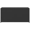 vidaXL Garden Storage Box Black 120x50x60 cm Poly Rattan