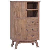 vidaXL Highboard 60x30x100 cm Solid Teak Wood