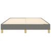 vidaXL Bed Frame without Mattress Dark Grey Full Fabric (US Only)
