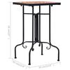 vidaXL Mosaic Side Table Terracotta Ceramic
