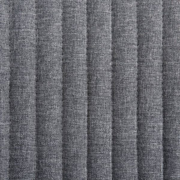 vidaXL Dining Chairs 2 pcs Dark Grey Fabric