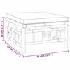 vidaXL 3 Piece Garden Lounge Set with Dark Grey Cushions Bamboo
