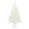 vidaXL Artificial Pre-lit Christmas Tree with Thick Branches White 180 cm