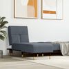 vidaXL Chaise Longue Dark Grey Velvet