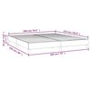 vidaXL Bed Frame without Mattress Light Grey California King Fabric (US Only)