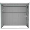vidaXL Wall-mounted Garden Shed Green 118x194x178 cm Galvanised Steel