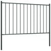 vidaXL Fence Panel Woerden with Posts Steel 1.7x0.75 m Anthracite