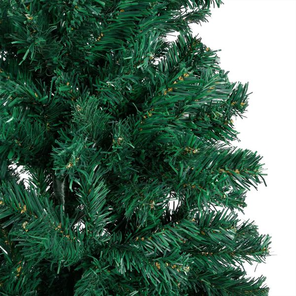 vidaXL Artificial Pre-lit Christmas Tree with Thick Branches Green 150 cm