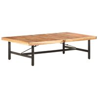 vidaXL Coffee Table 142x90x42 cm Solid Acacia Wood